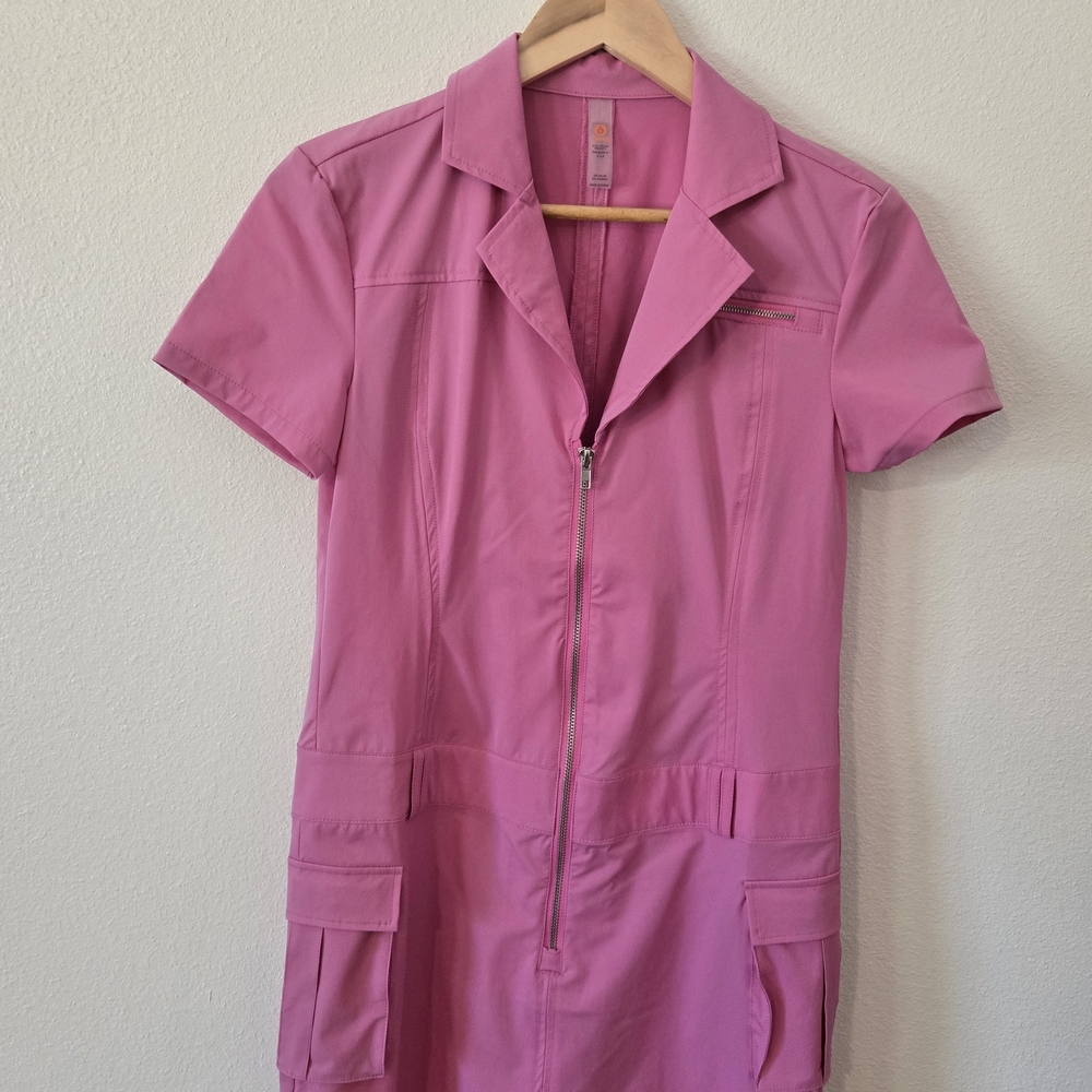 Mono B Lavender Short Sleeve Dress